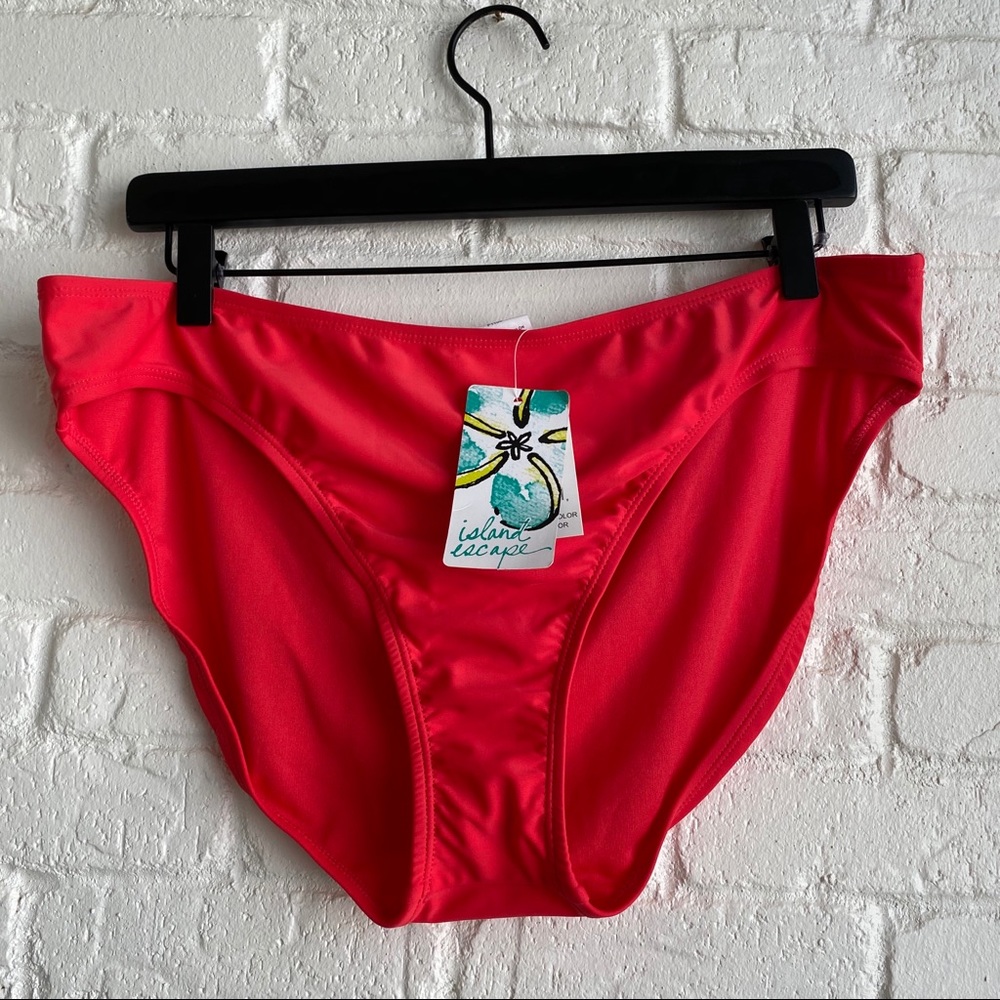 NWT Island Escape Bikini Swimsuit Bottom Swim 16
